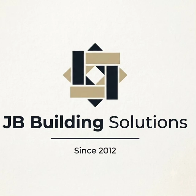 JB Building Solutions logo lockup including Since 2012